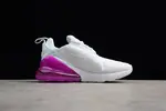 Nike womens  Air Max 270 white purple AH6789 106