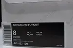 NIKE AIR MAX 270 FLYKNIT "WHITE/BLACK"  AO1023-100