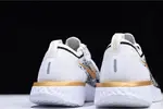 Men's Nike Epic React Flyknit White/Black-Gold AQ0067-071