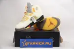 OFF-WHITE x Air Jordan 5 “Sail” DH8565-100
