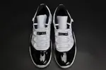 AIR JORDAN 11 RETRO LOW 'CONCORD' BLACK/ WHITE  mens 528895-153