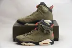 TRAVIS SCOTT AIR JORDAN 6 MEDIUM OLIVE - CN1084-200