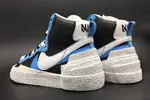 NIKE BLAZER HIGH SACAI WHITE BLACK LEGEND BLUE - BV0072-001