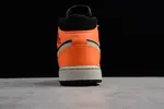 Air Jordan 1 Mid Black Orange 554724-062