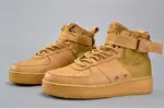 Nike SF Air Force 1 Mid  Elemental Gold Leather Shoes  AA3966-700