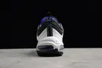 NIKE mens  Air Max 97 White/Black-Persin Violet  921522-102