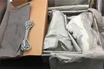 BALENCIAGA TRIPLE S TRAINER 'CLEAR SOLE' - BALENCIAGA - GREY 541624 W09O1 1705