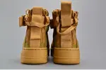 Nike SF Air Force 1 Mid  Elemental Gold Leather Shoes  AA3966-700