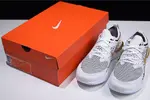 Men's Nike Epic React Flyknit White/Black-Gold AQ0067-071