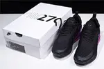 Nike womens  Air Max 270 black purple AH6789 016