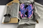 Balenciaga LED Track Trainers Dark Blue Pink