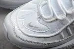NIKE AIR MAX 98 "TRIPLE WHITE" Pure Platinum-Black-Reflect Silver 640744-106