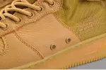 Nike SF Air Force 1 Mid  Elemental Gold Leather Shoes  AA3966-700