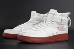 NIKE SF AIR FORCE 1 MID "RED IVORY" WHITE MENS 917753-100