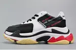 BALENCIAGA BLACK AND WHITE 17FW TRIPLE S 483560-W06E1-1011