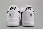 Nike  Air Force 1 '07 LV8 NBA Sz 18 White/  Black Athletic Shoes 823511-103