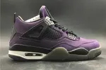 AIR JORDAN 4 RETRO PURPLE DYNASTY/VAR RED-BLACK