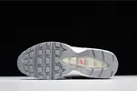 NIKE Air Max 95 Essential Mens White-Grey-Red Running Shoes  749766-103