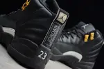 AIR JORDAN 12 'THE MASTER' Black/Rattan-White-Metallic Gold mens 130690-013