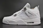 Air Jordan 4 Retro 'Pure Money'  white mens 308497-100