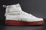 NIKE SF AIR FORCE 1 MID "RED IVORY" WHITE MENS 917753-100