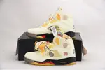 OFF-WHITE x Air Jordan 5 “Sail” DH8565-100