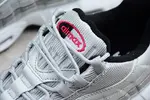 Nike AIR MAX 95 "SILVER BULLET" Metallic Silver/Varsity Red-White-Black 918359-001