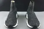 BALENCIAGA SPEED TRAINER BLACK SHINE 360-517319W07U01006