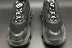 BALENCIAGA TRIPLE S TRAINER 'CLEAR SOLE' - BALENCIAGA -BLACK 541624 W09O1 1000