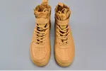 Nike SF Air Force 1 Mid  Elemental Gold Leather Shoes  AA3966-700
