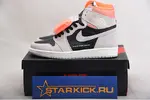 Air Jordan 1 Retro High OG 'Grey Crimson' - Air Jordan - 555088-018