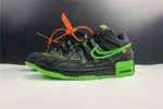Nike Air Off White Rubber Dunk Black White Green Strike CU6015-001