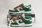 OFF-WHITE NIKE DUNK LOW PINE GREEN CT0856-100