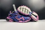 Balenciaga LED Track Trainers Dark Blue Pink