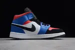 Air Jordan 1 Mid GS 'Top 3' Red/Blue/White/Black 554725-124