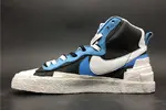 NIKE BLAZER HIGH SACAI WHITE BLACK LEGEND BLUE - BV0072-001