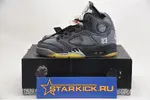 OFF WHITE AIR JORDAN 5 SP BLACK MUSLIN FIRE RED CT8480-001