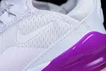Nike womens  Air Max 270 white purple AH6789 106