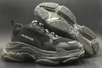 BALENCIAGA TRIPLE S TRAINER 'CLEAR SOLE' - BALENCIAGA -BLACK 541624 W09O1 1000