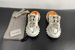 Balenciaga TRACK MULE White/ Orange 623813 W3CP5 9059