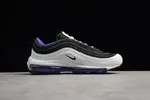 NIKE mens  Air Max 97 White/Black-Persin Violet  921522-102