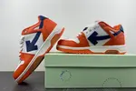 OFF-WHITE white orange dark blue