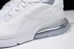 Nike womens Air Max 270 Triple White AH6789 102