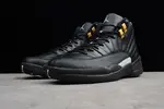 AIR JORDAN 12 'THE MASTER' Black/Rattan-White-Metallic Gold mens 130690-013