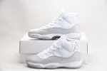 JORDAN 11 RETRO WHITE METALLIC SILVER - AR0715-100