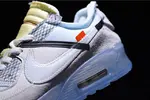 OFF-WHITE x Nike Air Max 90 AM90 THE TEN 10 Sail Muslin Virgil Abloh AA7293-100
