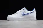 Nike Air Force 1 QS "Gingham Pack" White/Indigo Force AV6232-100