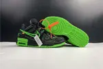 Nike Air Off White Rubber Dunk Black White Green Strike CU6015-001