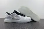 CLOT x fragment x Nike Dunk Low Colorway: White/Black  FN0315-110