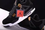 Air Jordan 4 'Royalty'  Black/Metallic Gold-White mens 308497-032